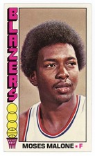 1976-77 Topps Basketball #101 Moses Malone NM Blazers