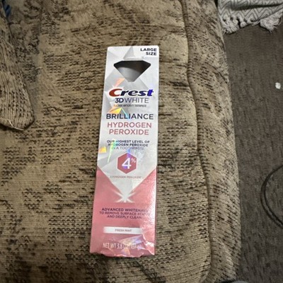 Crest 3D Brilliance Hydrogen Peroxide 4% Advanced Whitening Toothpaste 3.8oz