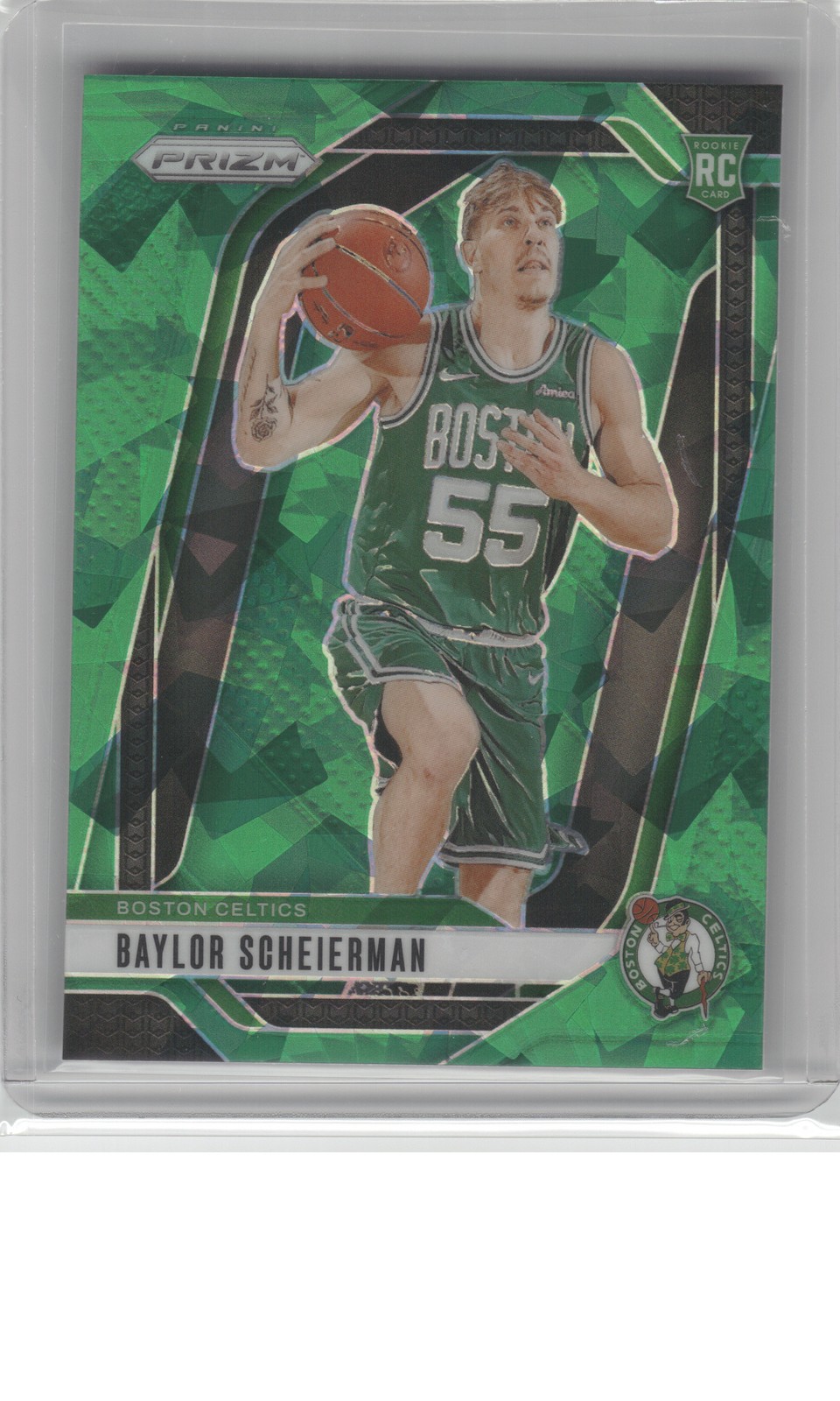 2024-25 Panini Prizm #236 Baylor Scheierman Prizms Green Ice B20R1C99