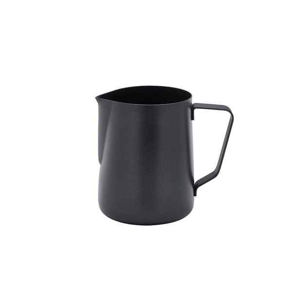 GenWare Milk Jug Non-Stick Black Durable home Bars Serving Milk Jug 600ml/ 20oz