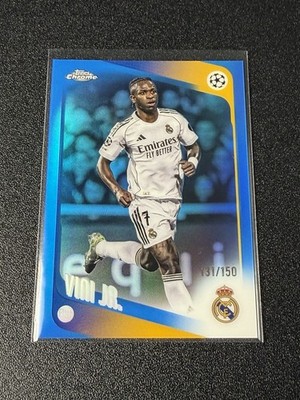 Topps UEFA Club Vinicius Junior Real Madrid 2025-26 Blue Foil #131 /150