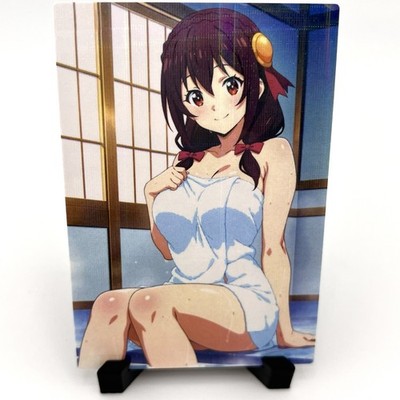 KonoSuba Yunyun Sexy Hot Lewd Anime Waifu Girl Doujin Goddess Story ACG Art Card