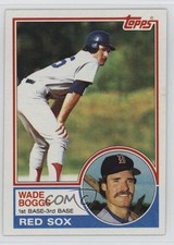 1983 Topps Wade Boggs #498 HOF 0x66