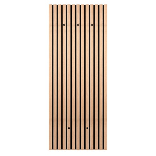 Garderobenpaneel - Artisan Eiche - schwarz - 50x125 cm - Bild 4 von 10