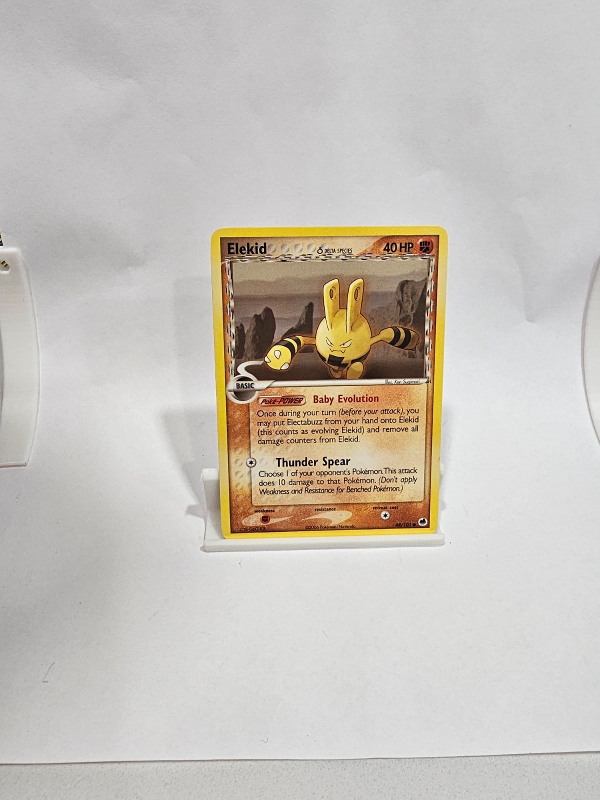 Pokémon TCG Elekid (Delta Species) 48/101 Dragon Frontiers Normal LP