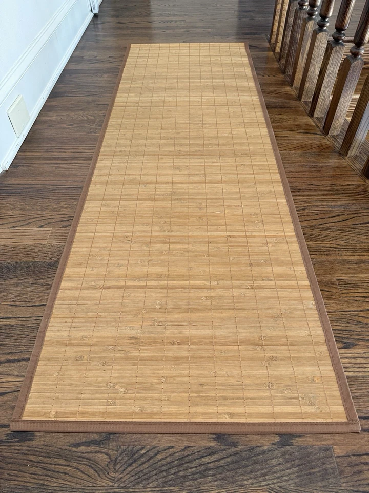 Bamboo Non-Skid Water-Resistant Floor Mat Rug 24”x72” - Image 3 of 4