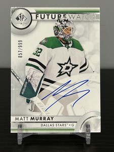 Matt Murray 2023-24 SP Authentic Rookie Future Watch Auto 857/999 #125