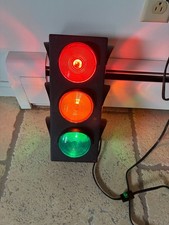 Vtg Traffic Signal Twinkling Light Indoor Novelty Stand Alone Or Wall
