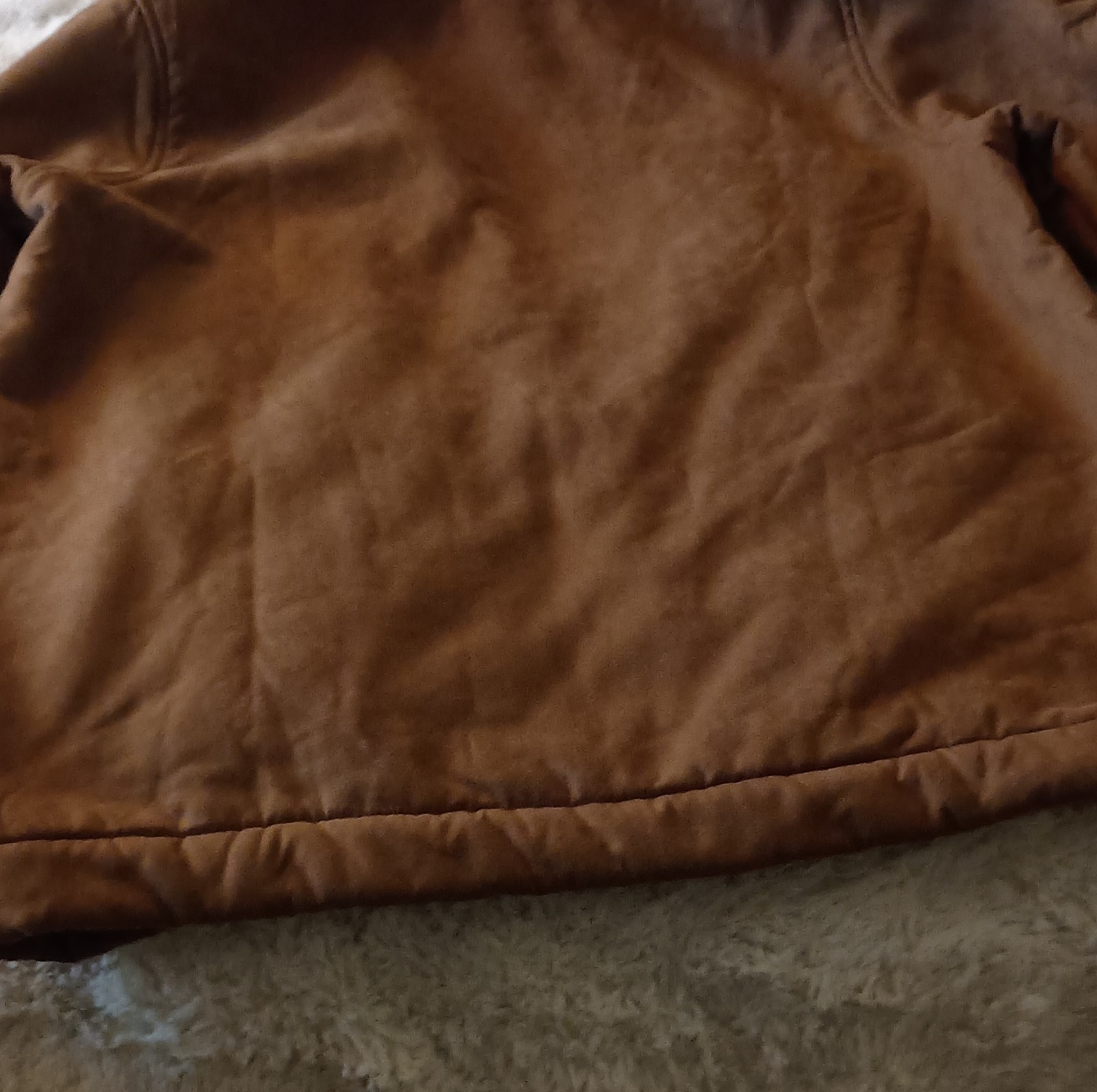 Boston Traders Brown Snap Front Button Lined Jack… - image 7