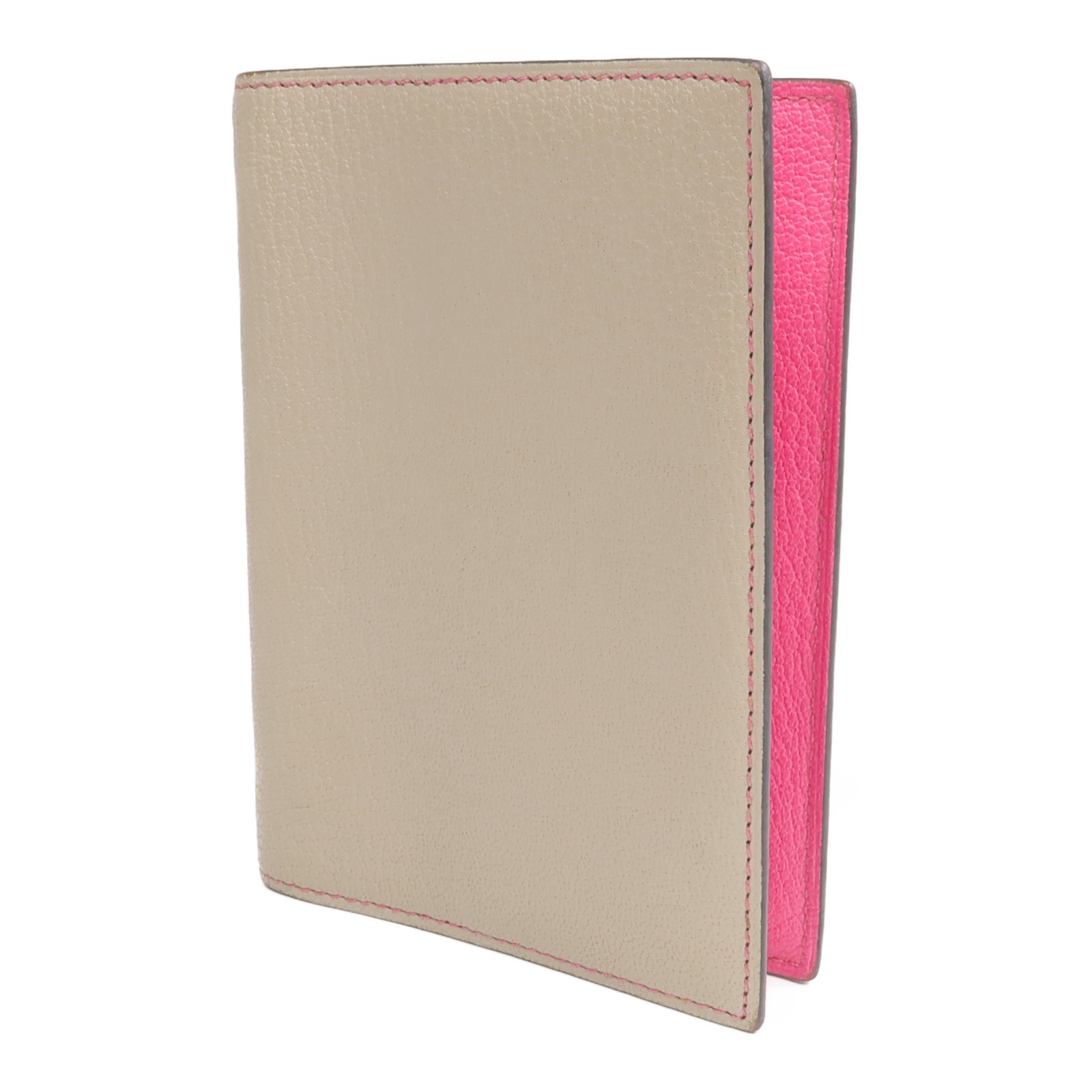 HERMES PHW Agenda Cover Notebook Cover Chevre Leather Gris Asphalt/Gray image 3