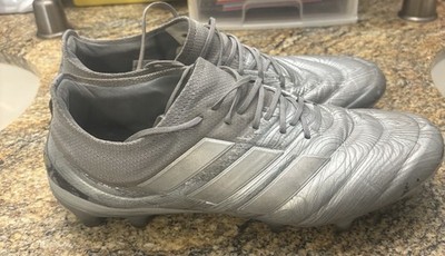 Adidas Copa 20.1 FG/AG ENCRYPTION - SILVER METALLIC/SOLAR YELLOW Size 12