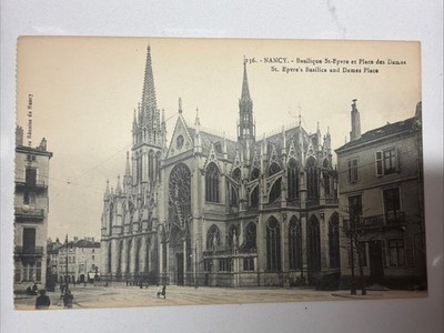 Les Réunies de Nancy 136 St Epvre Basilique Des Dames Postcard Carte Postale