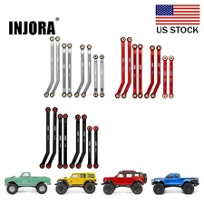 US,INJORA High Clearance 4 Links Set for SCX24 C10 JLU Bronco Base Camp 4Runner