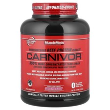 Carnivor, Bioengineered Beef Protein Isolate, Strawberry, 3.6 lbs 1,652 g