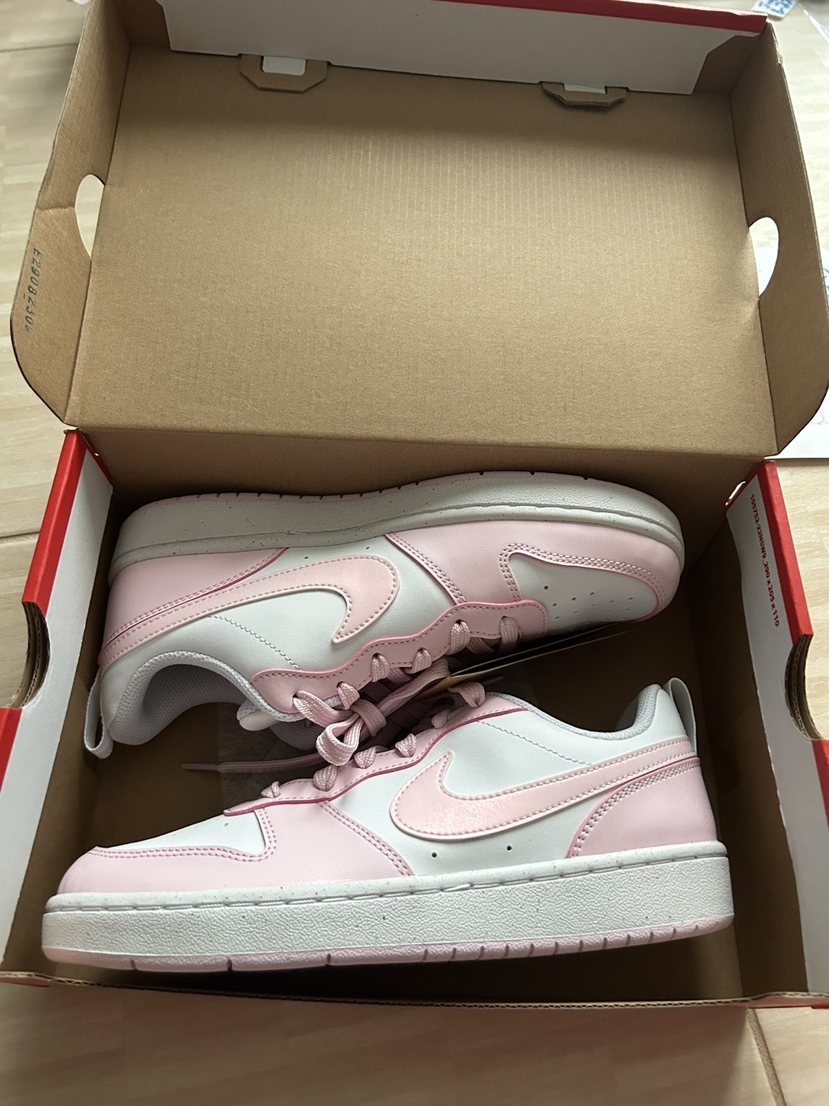 Nike Court Borough Low Recraft Girls Shoes Color Pink Size 6.5Y DV5456-105