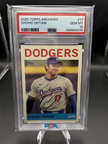 2025 Topps Archives - 1964 Topps Design Variation Shohei Ohtani #17 MVP PSA 10