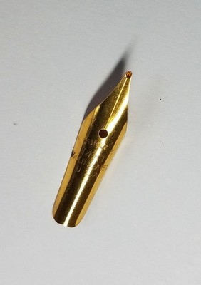 Vintage Curvex 14K Gold Plated Fountain Pen Nib