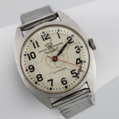 BALL Official Standard Train Master Automatic Wind-up Analog Men's Watch Sz. 6''