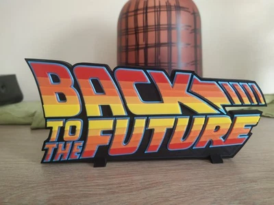 enseigne back to the future à exposer collection film 80s pop culture - Photo 1/4