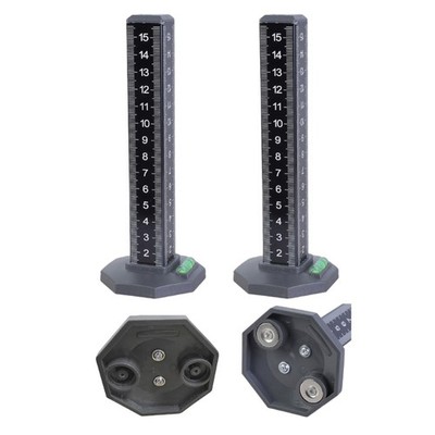 Lightweight Bricklayer Graduated Scale Measurement Tool for Tile Height Leveling