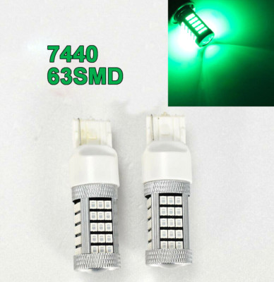 Reverse Backup Lights 63 LED Bulb Green T20 7440 7441 992 K1 Fits Ford ...