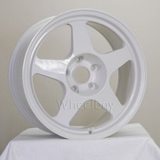 4 Rota Wheel Slipstream 17x8 35 17x8.5 35 5x114.3 73 White