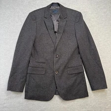 7 Diamonds Kent Blazer Mens Small Charcoal Gray Unstructured Stretch Jacket Coat