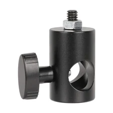 16mm Light Pole Stand Head Mount with 1/4"-20 Thread Screw Adapter - 2296