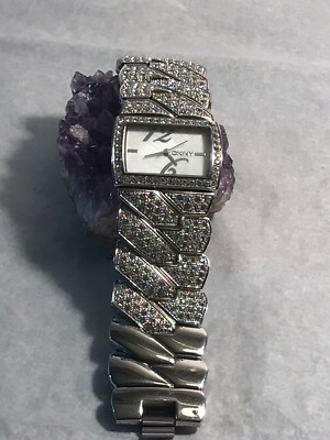 DKNY Crystal Collection Mother of Pearl Dial Women Watch NY4273