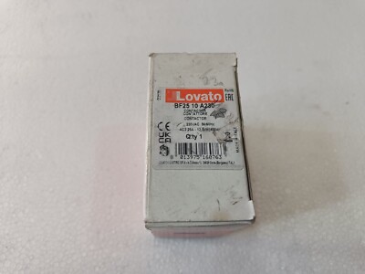1PCS New Lovato Contactor BF2510A 230V 25A 3P