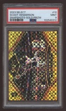 2023-24 Panini Select Snapshots Scoot Henderson Gold Prizm Rookie /10 PSA 9 Mint