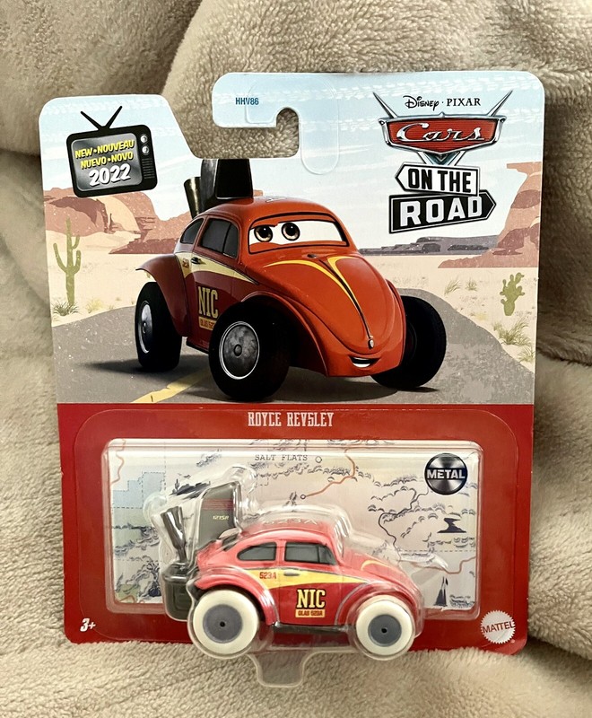 Disney Pixar Cars On The Road Royce Revsley Volkswagen Beetle bug VW NEW Red Car