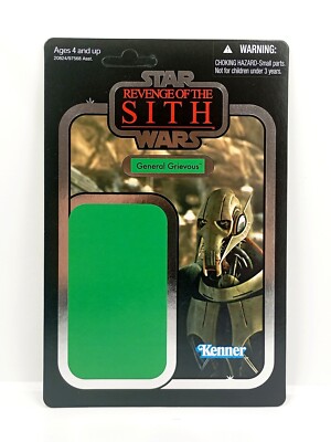 Star Wars SDCC 2010 General Grievous Proof Card  Unpunched Vintage