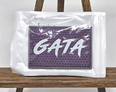 Thick PVC Patch NIB ''GATA'' Disaster Prepper Co. Hook & Loop Hat Coat 3'' x 2''