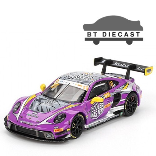 MINI GT 1/64 Porsche 911 GT3 R #27 HubAuto Racing 2023 FIA GT World Cup 70th Anniversary