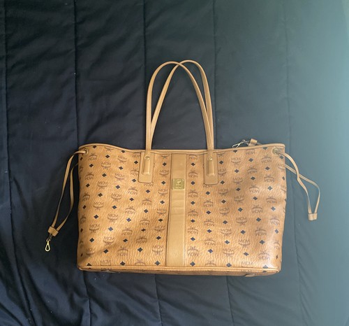 mcm large tote bag