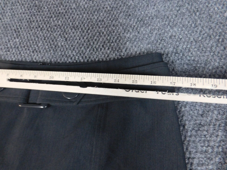 Apt 9 Skirt 10 Gray A-line Zip Womens Knee Length - Image 4 of 4