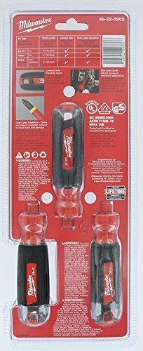 Milwaukee 48-22-2202 3-Piece 1000V Insulated Screwdriver Set 