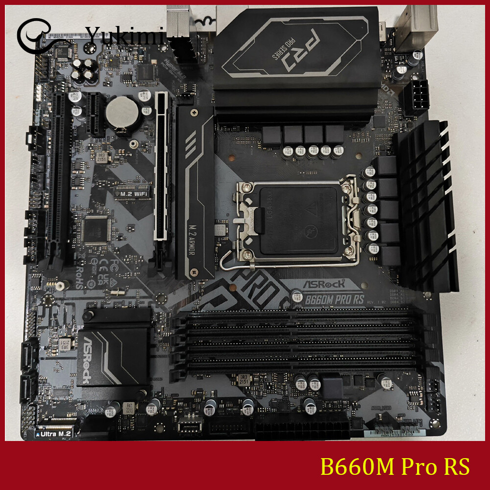 FOR ASROCK B660M Pro RS LGA1700 128GB DDR4*4 Micro ATX Motherboard