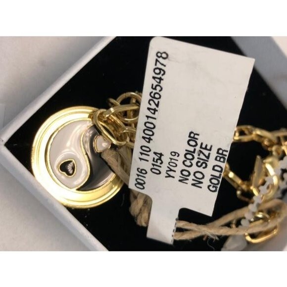 Alternate view of Wilhelmina Garcia 18k Gold-plated Yin Yang Charm Bracelet