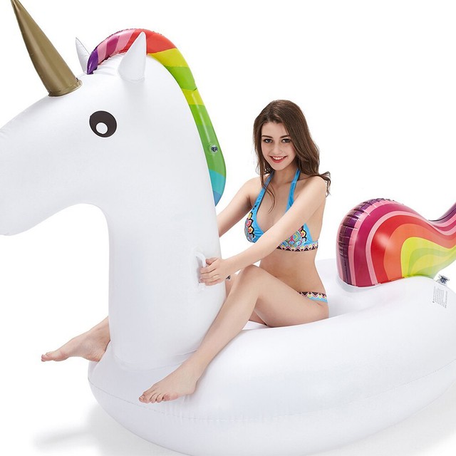 giant inflatable unicorn pool float