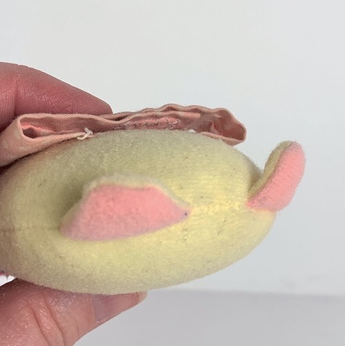 Baby B'gosh weiches Tuch gelbe Katze Kätzchen Baby Handgelenkrassel - Bild 6 von 7