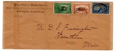 #284, 287, 288 Trans-Mississippi 1898 Combination FDC - CV $75,000 ONLY KNOWN