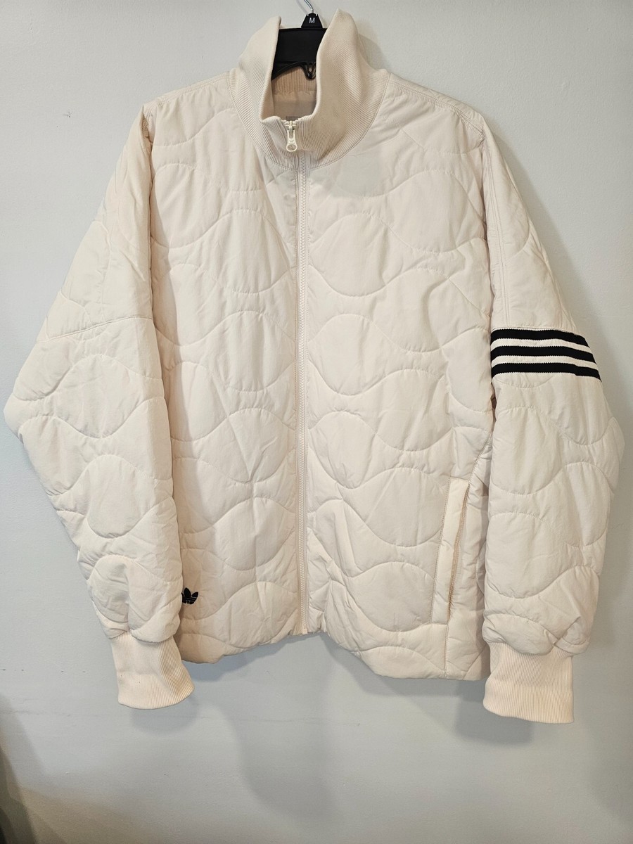 SZ L Mens adidas Neuclassics Jacket Off White HS1581 | eBay