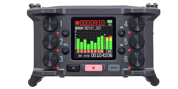 Zoom F6 Multi Track Field Recorder 32-Bit Float Recording Japan New - Image 2 of 4