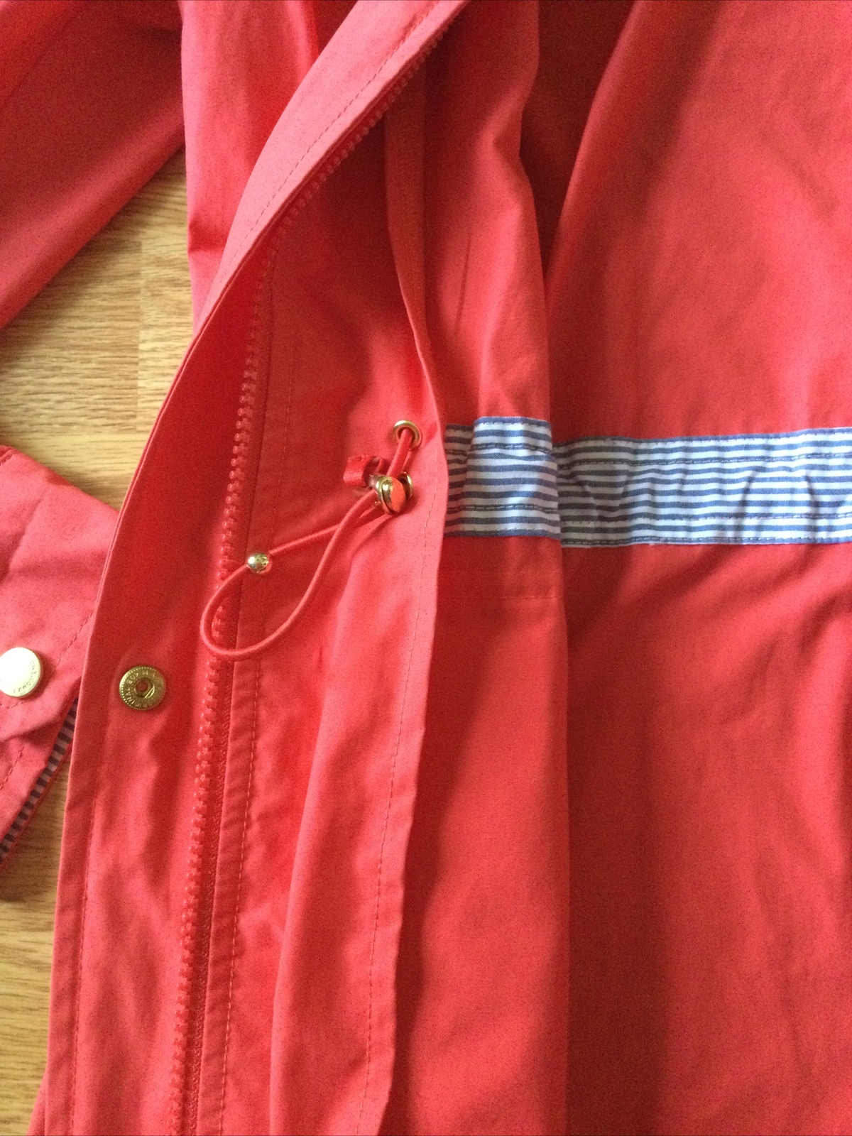 Lands End Essential Elements Hooded Jacket Rainco… - image 5