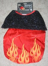 NEW Devilish Cat Cape - One Size - Red Fire - Adjustable Neck - Bootique