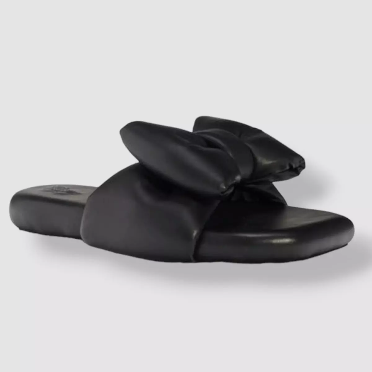 Black bow handmade sandals sale