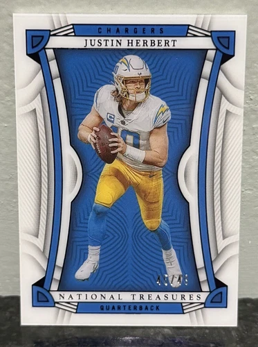 Justin Herbert 2022 National Treasures #41 Purple  /49