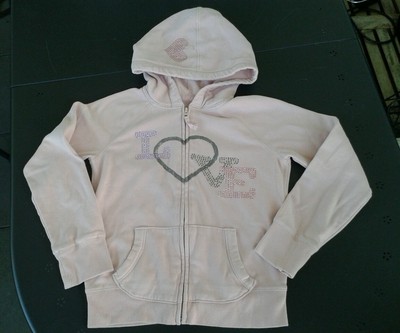 GAP Kapuzenjacke Sweatjacke Jacke Hoodie rosa 12 14 152 164